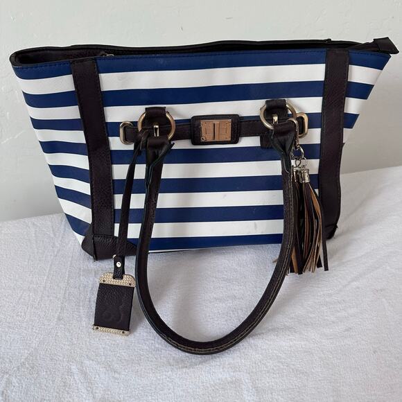 Bulldog Conceal Carry Tote Style Purse w/ Holster for Small Guns, Navy #BDP-050 - Picture 1 of 6